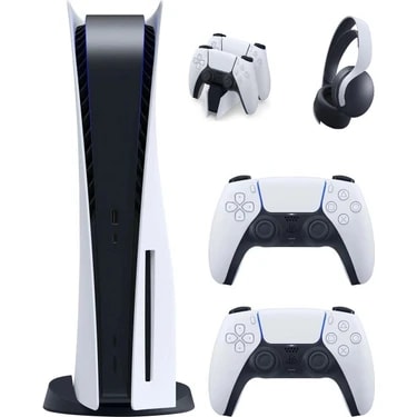 Sony Playstation 5 825 GB 2.Dualsense Kontrolcü ve PS5 Pulse 3D