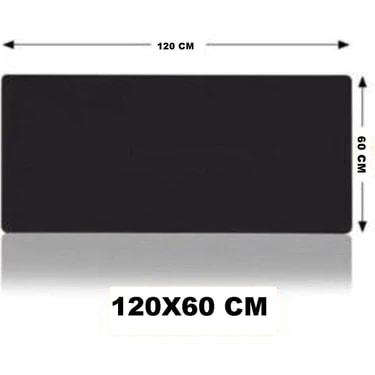 Game-X 4xl 120*60 cm Siyah Kaymaz Deskpad Kenar