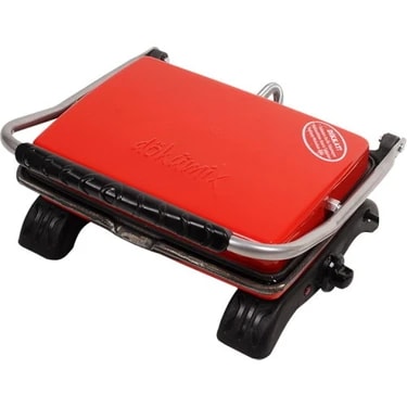 Dökümix Döküm Organik Tost Makinesi 1800W Kırmızı Ev