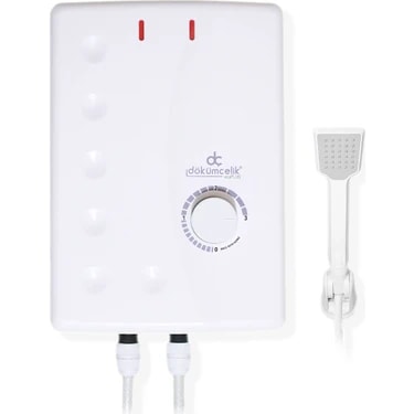 Dökümçelik Ecoplus Elektrikli Şofben 7500W Depo Suyu Uyumlu 3 Kademe Enerji Tasarrufu ve Hızlı