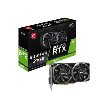 MSI GeForce RTX 3050 Ventus 2X XS 8G OC 8GB GDDR6 128 Bit Ekran