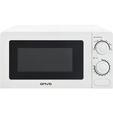 Onvo OVMDF01 Mikrodalga Fırın 20 LT Kapasite 1100 W Güç Mekanik Kontrol Paneli
