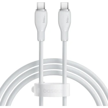 Baseus Mega Hızlı 1.2mt 100W Type-C To Type C Şarj Kablosu, Akım ve Isı Korumalı Type C Kablo, Pc,