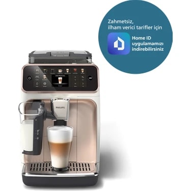 Philips 5500 Serisi LatteGo Tam Otomatik Espresso Makinesi 20 Sıcak ve Soğuk İçecek, Renkli