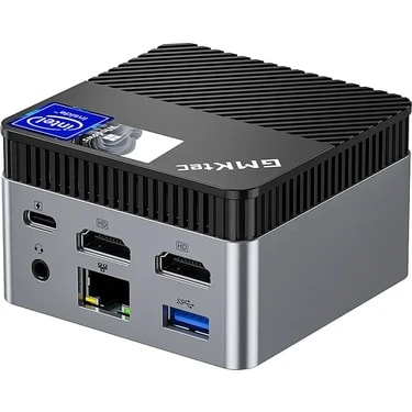 G5 Intel N97 İşlemci, 12GB 4800Mhz DDR5 RAM, 512GB SSD, 2xHDMI, 3xUSB Win 11 PRO Ultra Mini