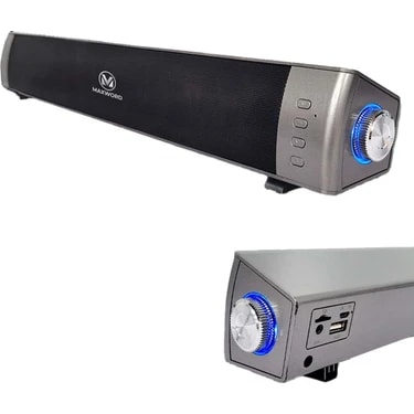 MAXWORD SLC-40USB-BT Şarjlı Soundbar 40 Watt Bluetooth USB Şarjlı (46x7x6