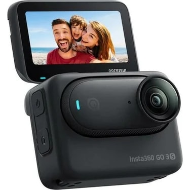 Insta360 Go 3s Aksiyon Kamerası 128 gb Siyah Full HD Desteği ile Su Geçirmez