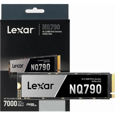 Lexar NQ790 1TB NVMe PCIe Gen4 x4 Okuma 7000MB – Yazma 6000MB M.2 SSD