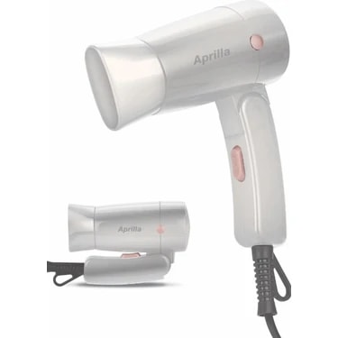 Aprilla AHD-2102 1200W Beyaz Katlanabilir Saç Kurutma Makinesi 2 Hız Ayarı ve Dar