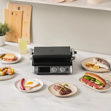 Karaca Compact Steel Sear And Grill Inox 2008 Izgara ve Tost