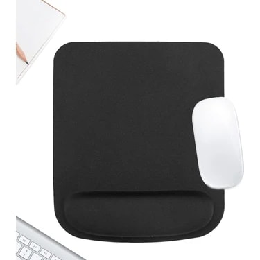 Walter White Prorest Bilek Destekli Siyah Rahat Konforlu Mouse Pad, Ergonomik Mouse Pad,ofis,ev,