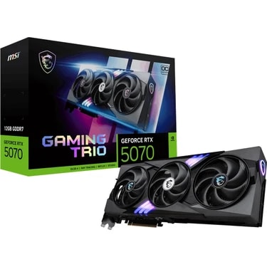 MSI GeForce RTX 5070 12G GAMING TRIO OC 12GB GDDR7 192 Bit DLSS 4 Ekran