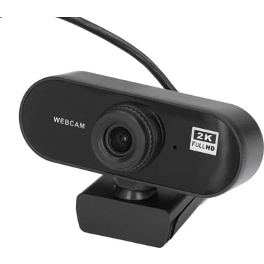 CoverZone 2k Full HD Webcam Konferans Kamera Dahili Mikrofon ile Yüksek Çözünürlük