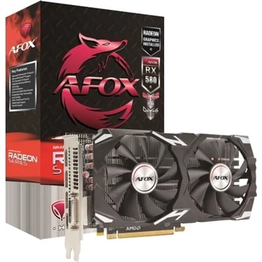 AFOX Radeon RX580 8 GB GDDR5 Ekran Kartı 256 BIT 1000 MHz Çekirdek Hızı Oyun Performansı 2048SP
