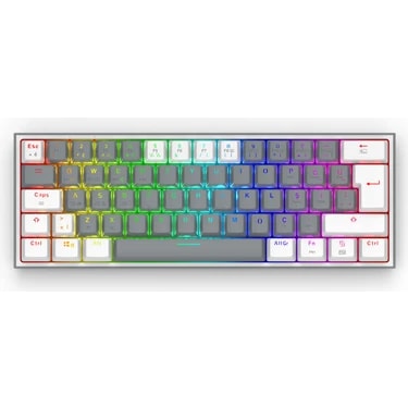 Redragon K616 Fizz Pro Rgb Red Switch 2.4ghz Kablosuz Türkçe Mekanik Oyuncu