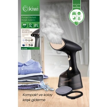 Ksı-670N 1800W Portatif Buharlı Kırışıklık Giderici - Paslanmaz Çelik Buhar