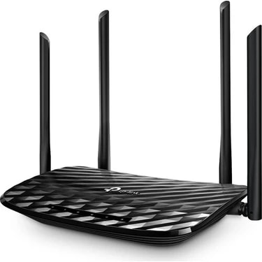 TP-Link Archer C6 | Dual-Band Wi-Fi 5 Router | AC1200 Mbps | 4 Gigabit LAN Bağlantı Noktası |