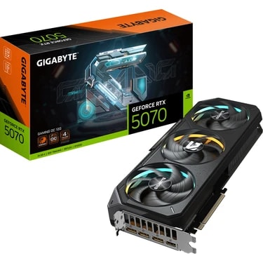 GIGABYTE VGA GeForce RTX™ 5070 GAMING OC 12GB, 192 Bit, GDDR7, HDMI Ekran Kartı - GV-N5070GAMING