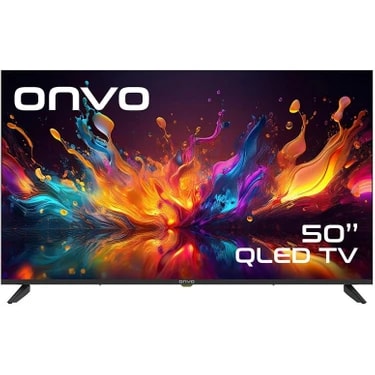 Onvo 50OVF9001 50'' 127 Ekran Uydu Alıcılı 4K Ultra HD Google Smart QLED