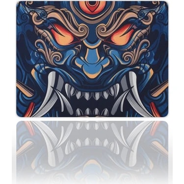 Urzuva Infernal Oni Gaming Oyuncu XL Mouse Pad Kaydırmaz Dikişli Mousepad 480x400x4 Mm Dikişli