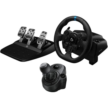 Logitech G923+SHIFTER Bundle Direksiyon Seti Kablolu Bağlantı Teknolojisi ile Yüksek