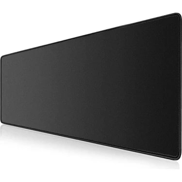 Nt Handmade Xxl 90*40 cm Game Oyuncu Dayanıklı Hassas Ergonomik Siyah Kaymaz Mouse Pad - Kenar