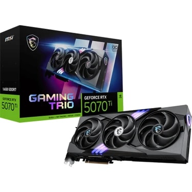 Msı VGA Geforce Rtx 5070 Tı 16G Gamıng Trıo Oc RTX5070TI 16GB Gdrr7 256 B DX12 Pcıe 5.0 X16 (3xdp