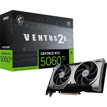Msı VGA Geforce Rtx 5060 Tı 16G Ventus 2x Oc Plus RTX5060TI 16GB Gddr7 128B DX12 Pcıe 5.0 X16 (3xdp