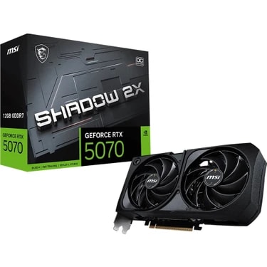 MSI GeForce RTX 5070 12G SHADOW 2X OC 12GB GDDR7 192 Bit DLSS 4 Ekran