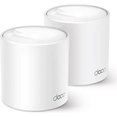 TP-Link Deco X50 (2-Pack) | Wi-Fi 6 Mesh Sistemi | AX3000 Mbps Hız | Fiber Uyumlu | Çift Bant |