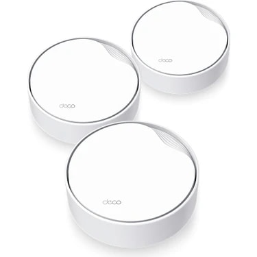 TP-Link Deco X50-PoE(3-pack) PoE Destekli Wi-Fi 6 Mesh Sistemi | AX3000 Mbps Hız | Fiber Uyumlu |
