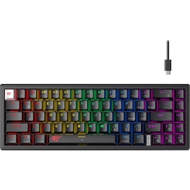 Havit Gamenote KB874L Mekanik Red Switch Gaming %60 Klavye - Red