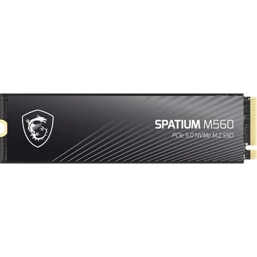 MSI SPATIUM M560 2TB NVMe PCIe Gen5 x4 Okuma 10300MB – Yazma 8700MB M.2