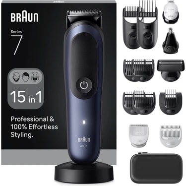 Braun Hepsi Bir Arada Series 7, 15'i 1 Arada Tıraş Kiti, Problade, Autosense,
