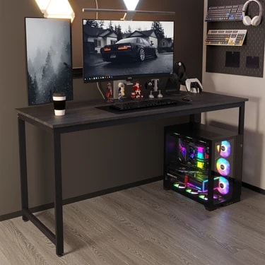 Oyuncu Masası - Bilgisayar Masası - Gamer Masası - Gaming Masa 60X160