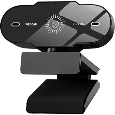 Microcase 1080P 360 Dönerli Mandal Kıskaçlı Full Hd Webcam Kamera ZR807 -