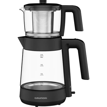 Grundig Tm 4587 G Çay Makinesi 1,2 L Cam Demlik ve Çelik Gövde ile Şık