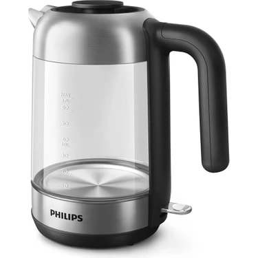 Philips 5000 Serisi 1,7 Litre Cam Su Isıtıcı - Dayanıklı Cam Gövde, Otomatik Kapanma, Şık Tasarım