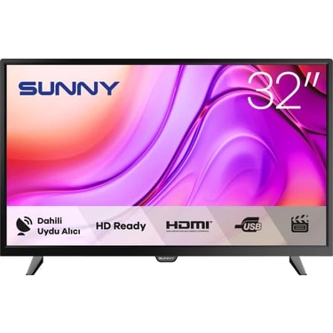 Sunny SN32DAL04 32" 81 Ekran Uydu Alıcılı HD Ready LED