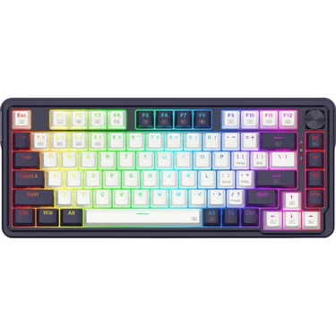 Redragon Ucal Pro K673WB-RGB-PRO Kablosuz Mekanik Oyun Klavye Bluetooth Siyah Tuş