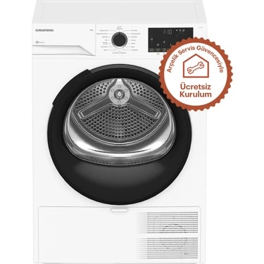 Grundig Gdh 10884 A+ 10 Kilo Çamaşır Kurutma Makinesi Isı Pompalı Enerji Sınıfı E Dijital Kontrol