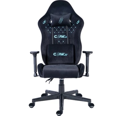 Claw's Z12 Özel Dokuma Terletme Yapmaz Kadife Kumaş- Ergosupport Kadife Bel & Baş Yastığı - 3D