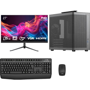 Turbox TX7533 I5 14400 16GB Ddr4 Ram 512GB M.2 Nvme SSD 27 Inç Monitör Masaüstü Ofis Hazır