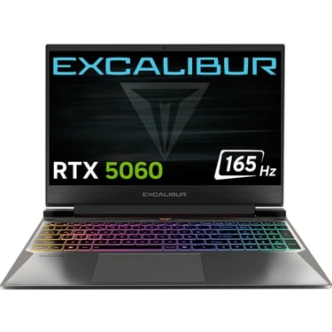 Casper Excalibur G870 Intel Core i7 13620H 24GB 1TB SSD RTX5060 Freedos 15.6" 165Hz Taşınabilir