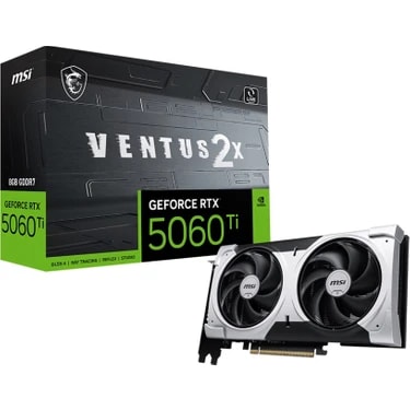 Msı VGA Geforce Rtx 5060 Tı 8g Ventus 2x Plus Gddr7 128B DX12 Pcıe5.0 X16 (3xdp /