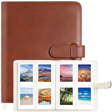 Instax Mini Serisi Uyumlu 256 Fotoğraf Kapasiteli Albüm (9x6 Cm'e Kadar Fotoğraflar