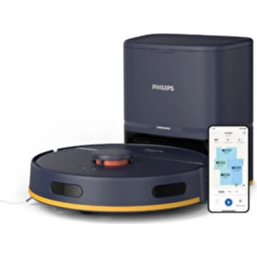 Philips 2000 Serisi Robot Süpürge Lacivert XU2100/15 Islak ve Kuru Temizlik ile Otomatik Boşaltma