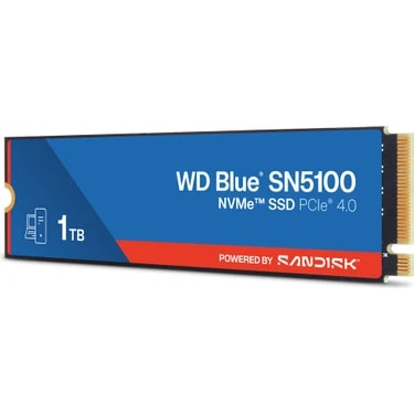WD Blue SN5100 1TB NVMe M.2 SSD 7100 MB/s Okuma Hızı 6700 MB/s Yazma Hızı ile Yüksek Performans