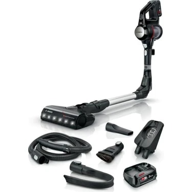 Bosch BBS712XTR Şarjlı Süpürge Unlimited 7, Siyah Toz Haznesi Var ve Güçlü Emiş