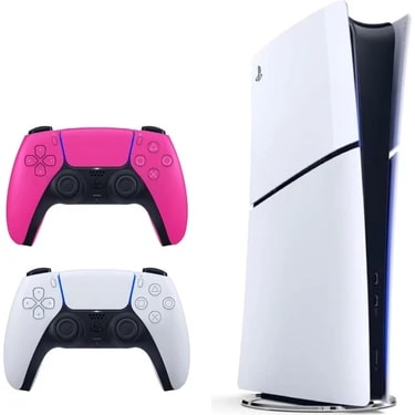 Sony Playstation 5 Slim Digital 825 GB + 2. Pembe Dualsense Ithalatçı
